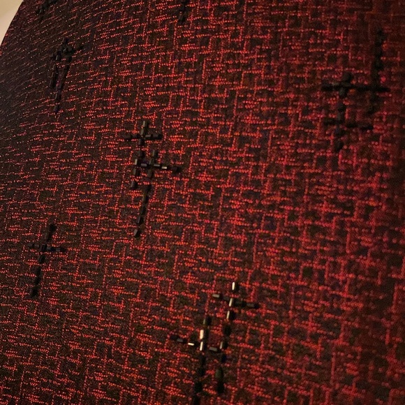 CLEARANCE ✨ Marie St Claire Brocade Beaded Top VTG - Picture 5 of 10